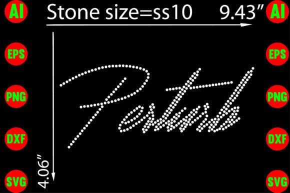 A Designer's Look at the Perturb Rhinestone Templates
