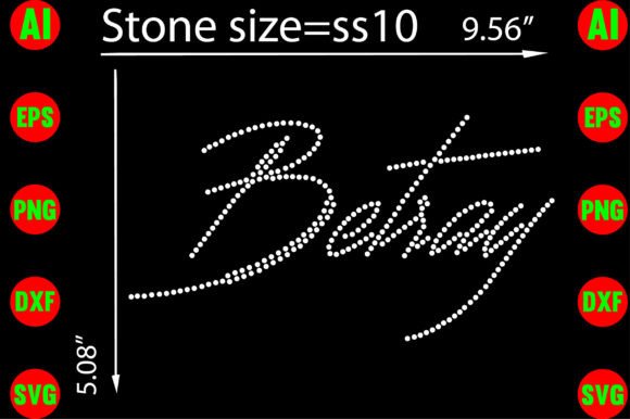 Betray Rhinestone Templates for Editorial Graphics and T-Shirt Designs