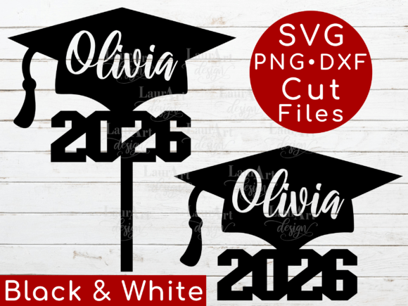 Crafting 2026 Graduate Hat Graphics for T-Shirt Designs