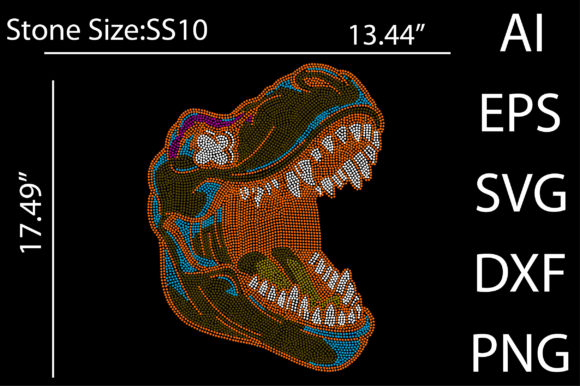 Crocodile Rhinestone Templates: A Unique Graphic for T-Shirt Designs