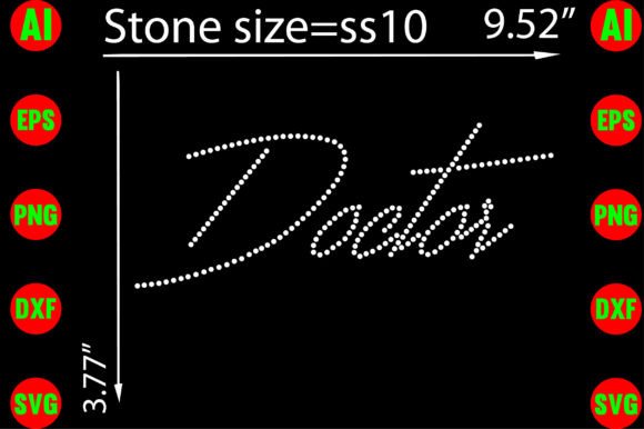 Doctor Rhinestone Templates: Perfect for T-Shirt Designs and Graphics