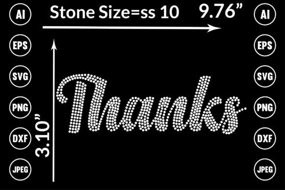 Evaluating Thanks Rhinestone Graphics for Commercial T-Shirt Designs