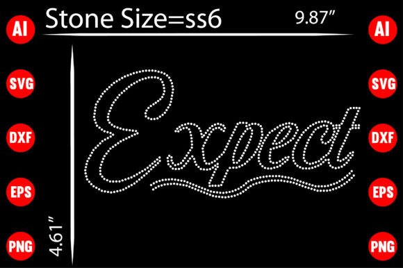 Expect Rhinestone Templates: A Sparkling Addition to T-Shirt Designs and Graphics