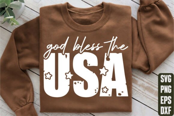 God Bless the USA Graphics for T-Shirt Designs and Campaigns