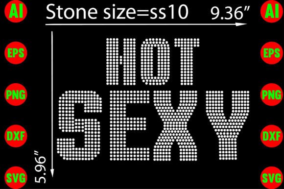 Hot Sexy Rhinestone Graphics for Bold T-Shirt Designs