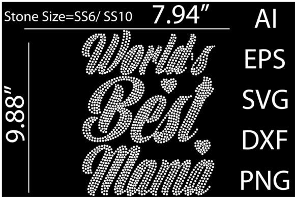 Printable World’s Best Mama Templates for T-Shirt Designs