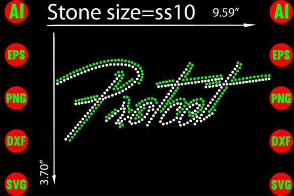 Protect Rhinestone Templates: Graphics for Thoughtful T-Shirt Designs