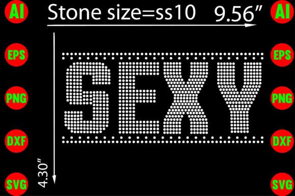 Sexy Rhinestone Templates: A Sparkling Addition to T-Shirt Designs and Graphics
